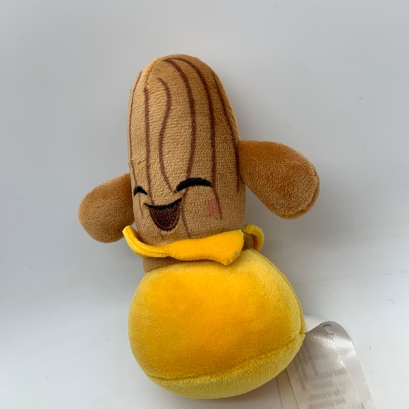 Disney Parks Wishables Fantasmic Enchanted Smiley Broom 5" Mini Plush - Picture 3 of 7